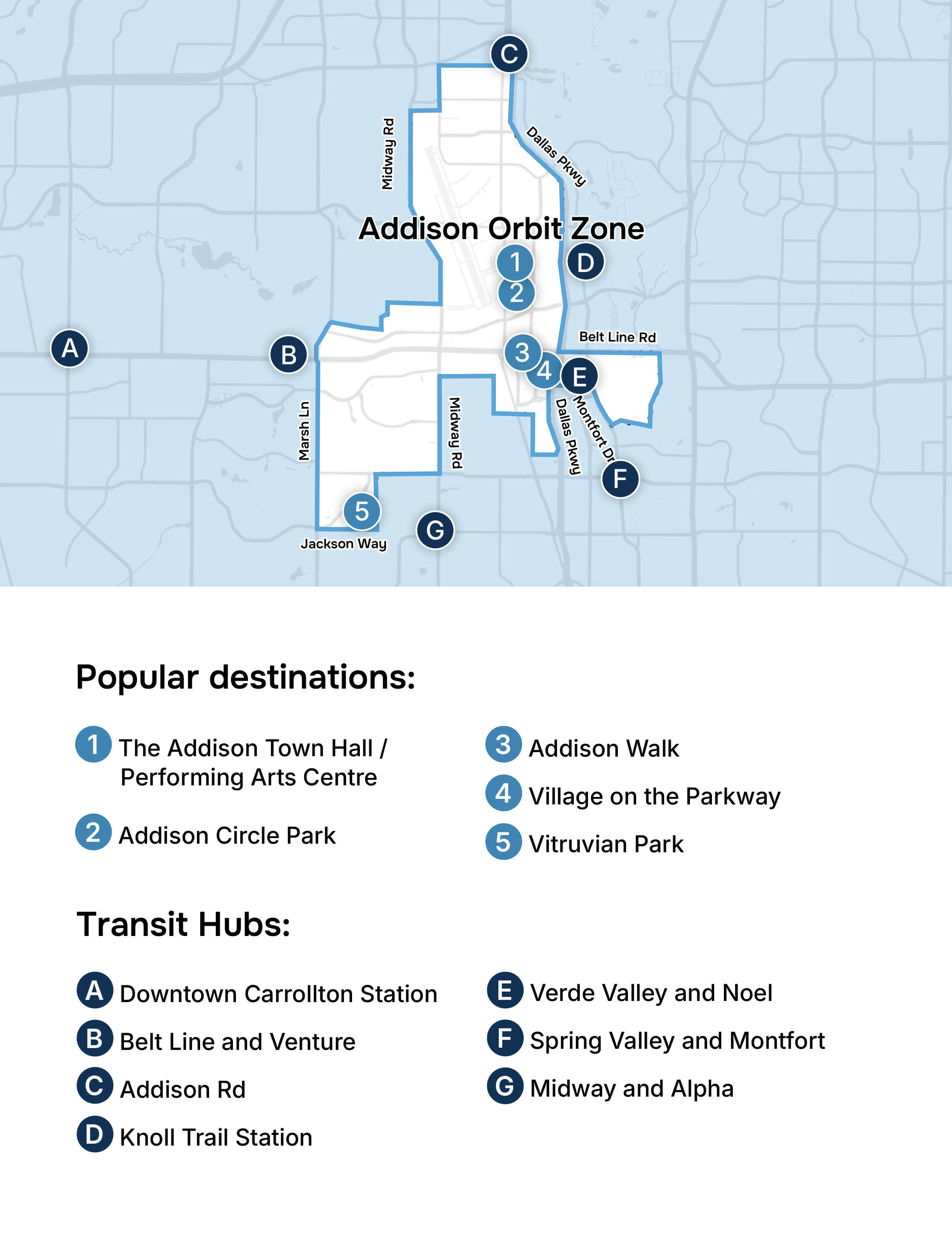 Addison Orbit | On-demand shared rides around Addison