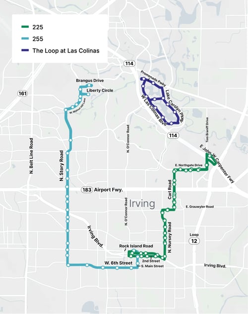 Irving Connector Maps V3 - All Routes