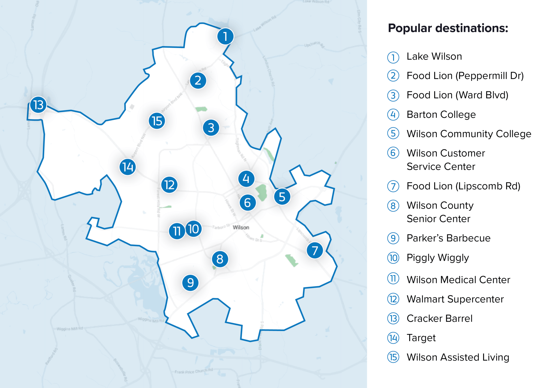 RIDE map