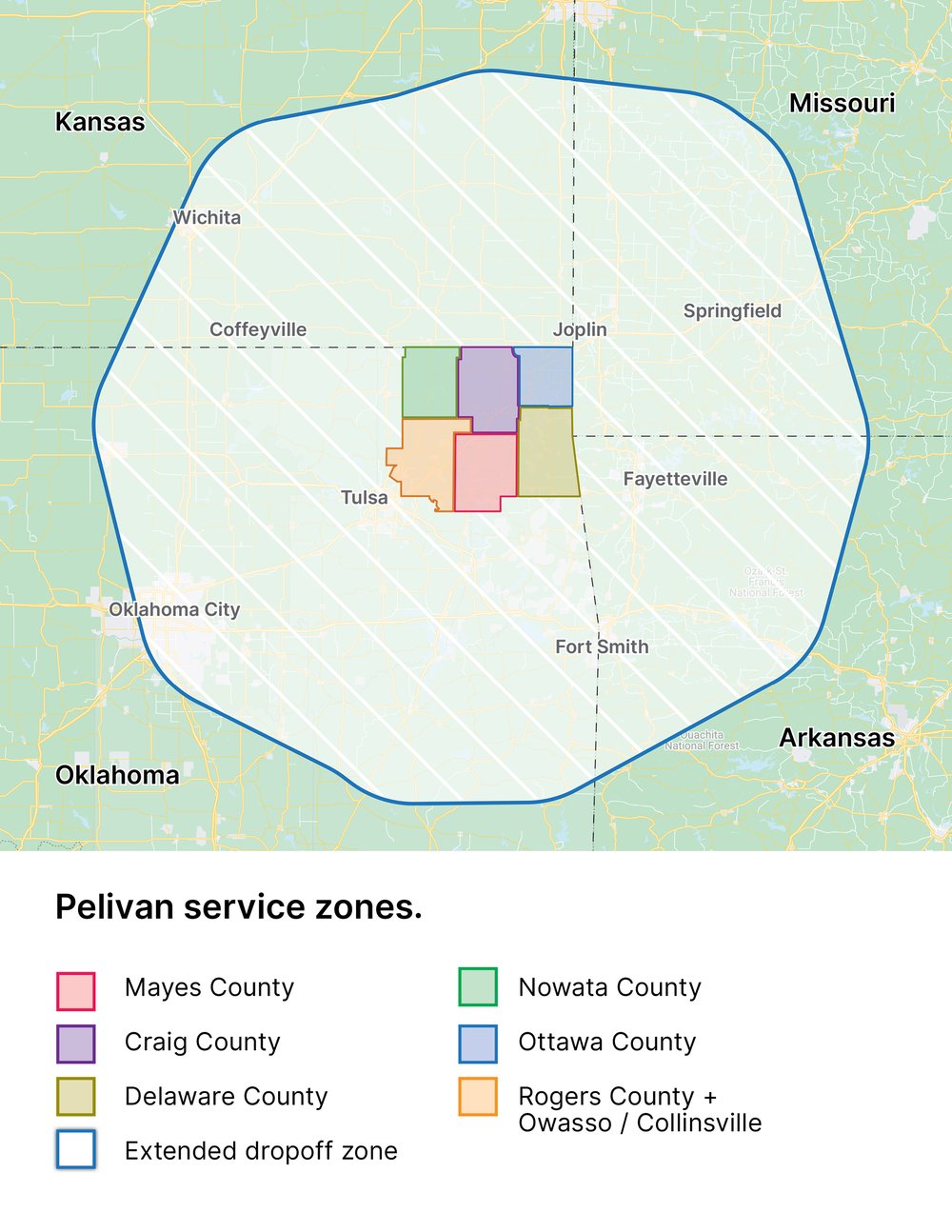 Pelivan Zone Map - Overview