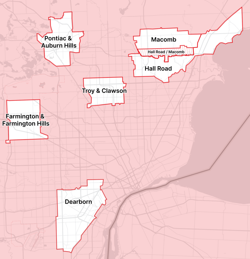 SMART Flex Zone map