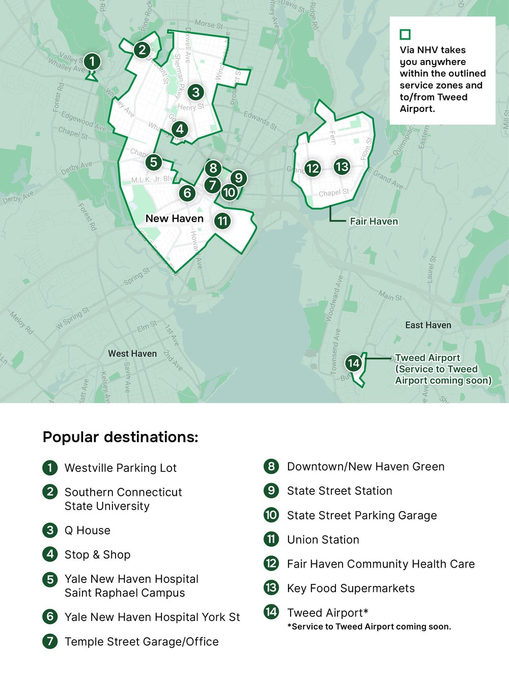 Service Zone Map