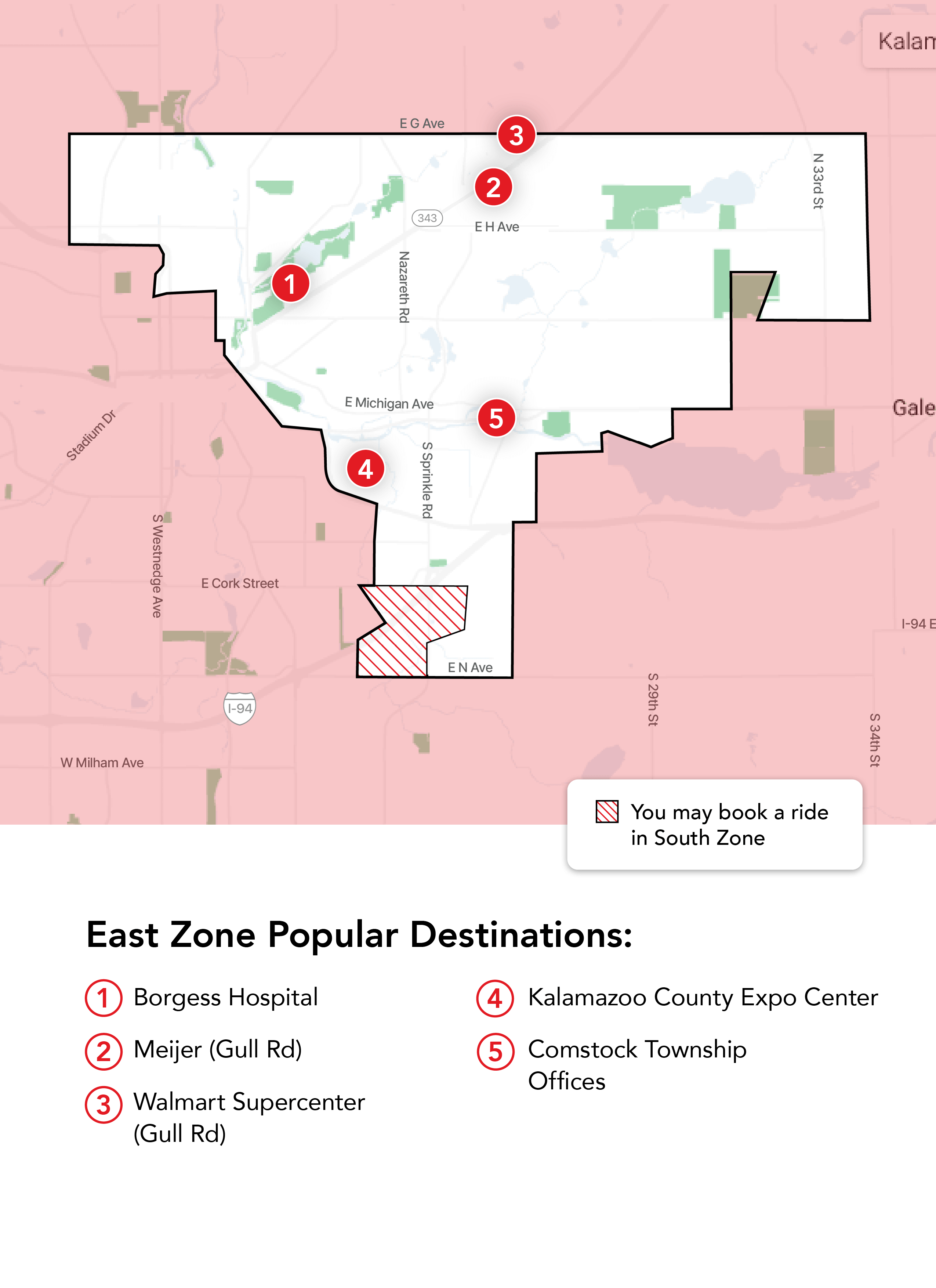 02-2026_Metro Link - East Service Zone Map_POIs