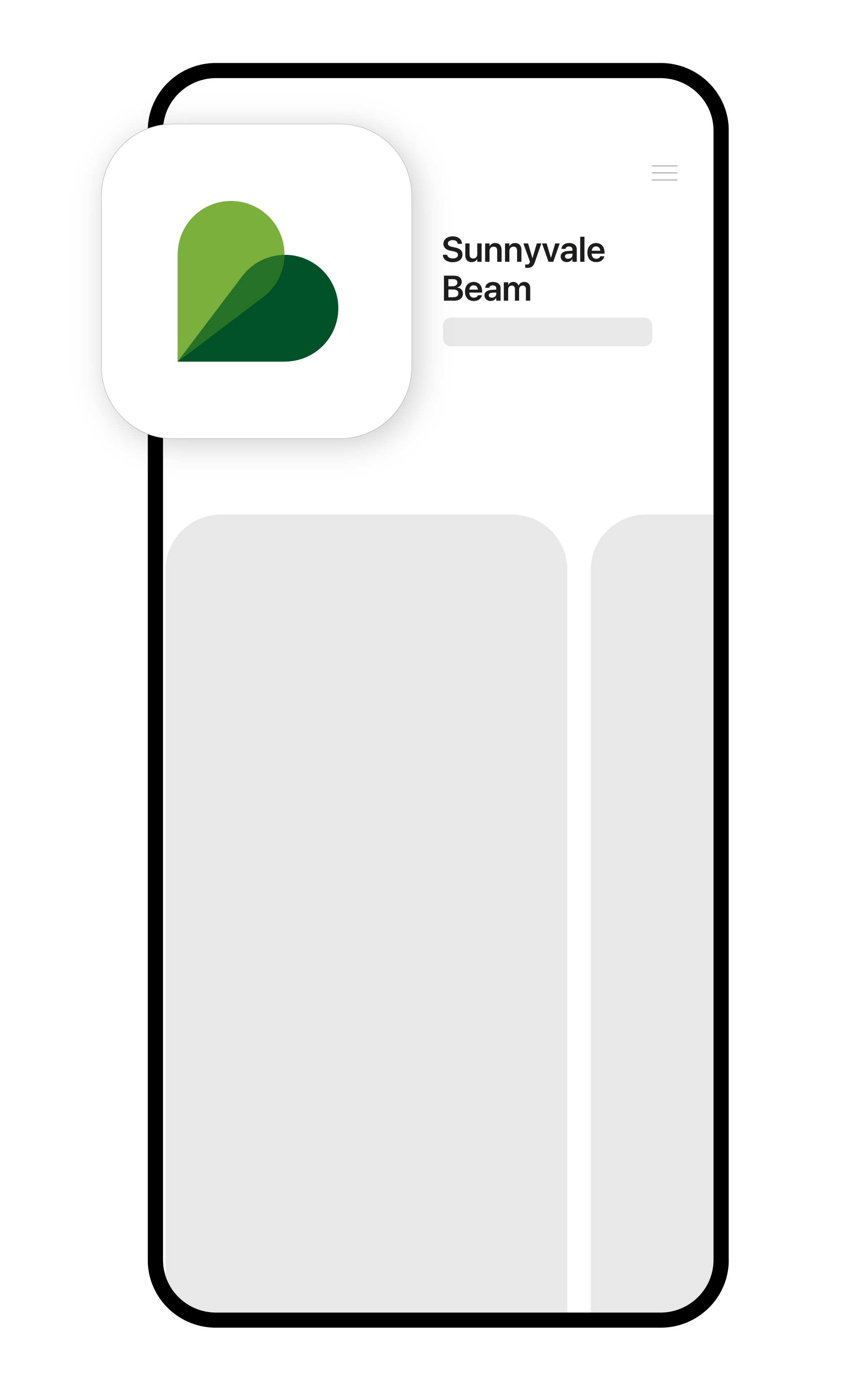 Sunnyvale Beam app screen
