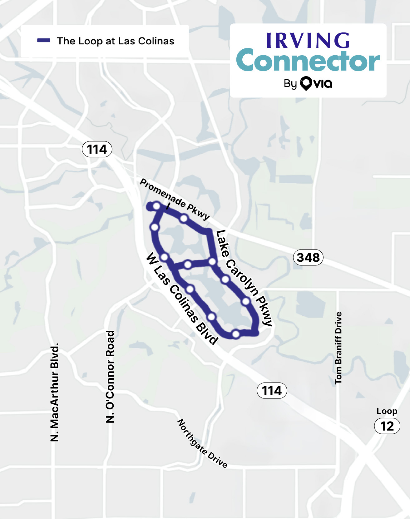 Irving Connector Map - Loop V2