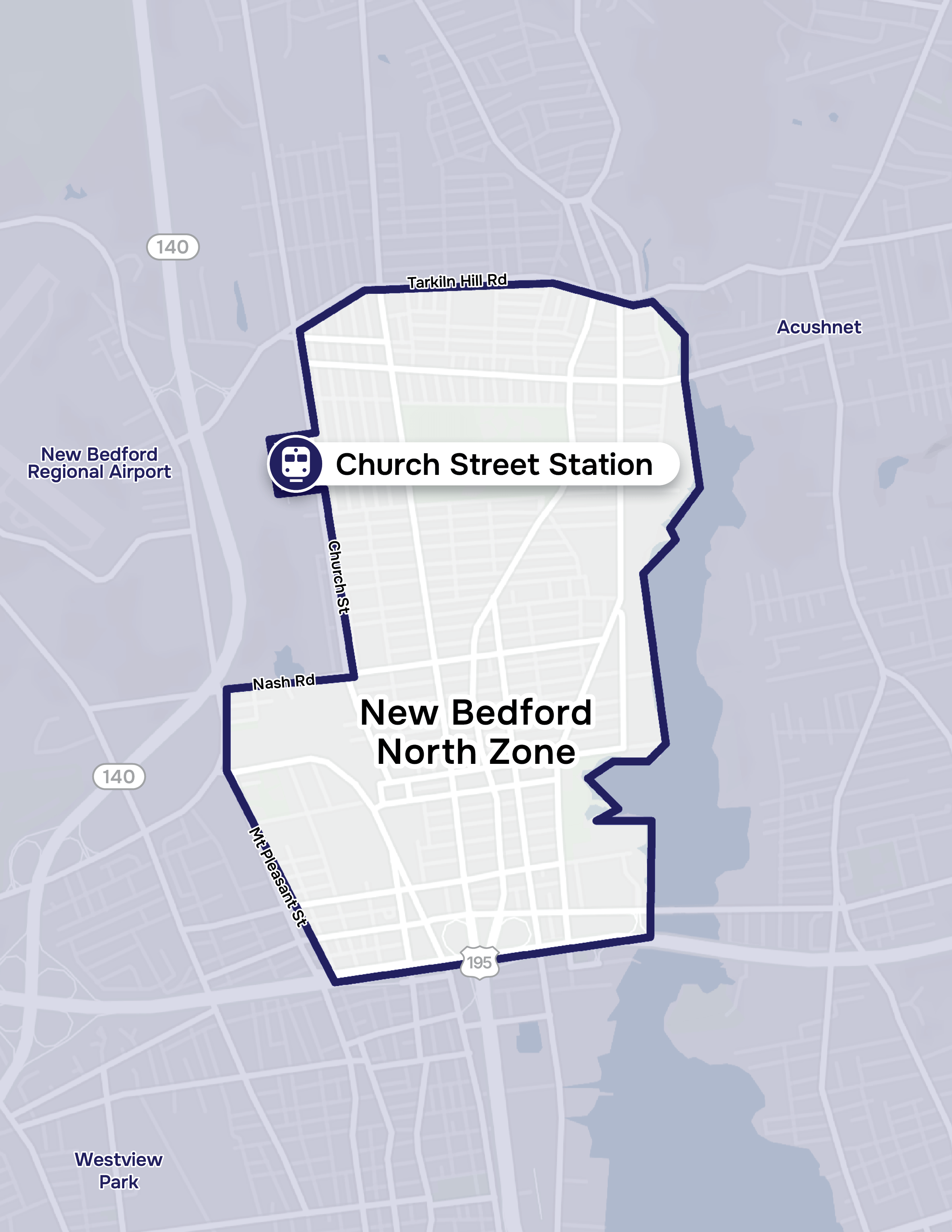 MicroConnector-New Bedford MA-Zone Map-POIs (1)