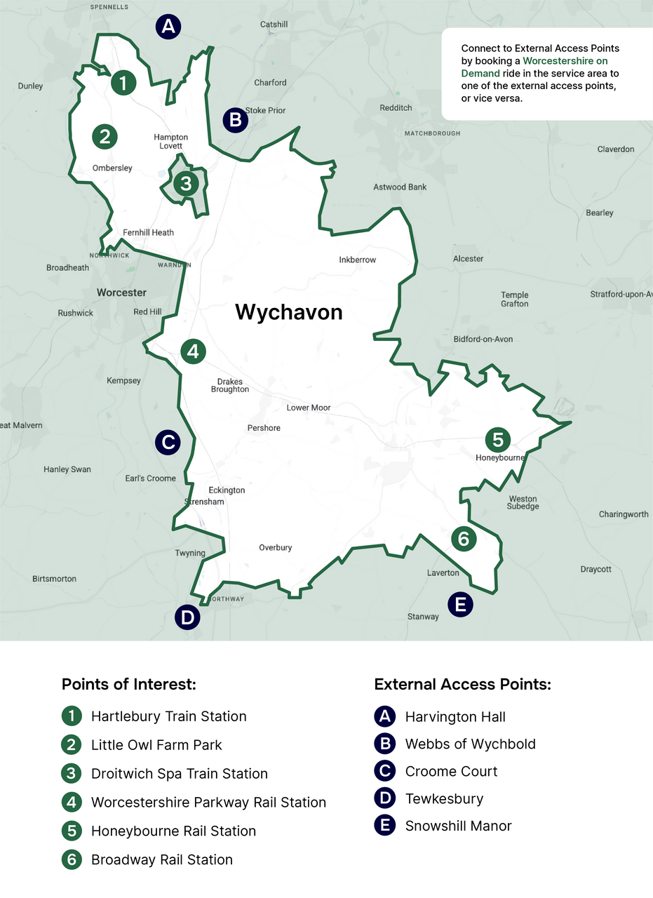 large-Worcestershire On Demand_Zone Map_Wychavon